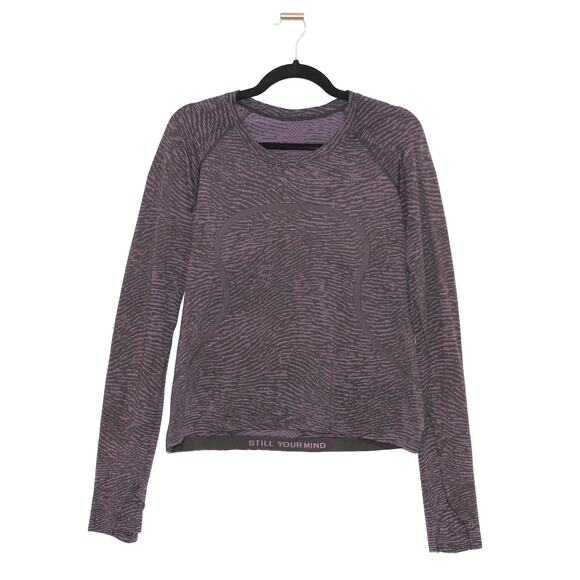Lululemon Swiftly Tech Long Sleeve Shirt 2.0 Race Length Purple 14 - Picture 1 of 9